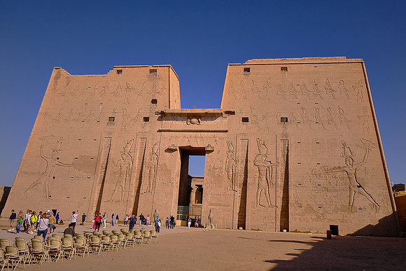 Built between 237 and 57 BC, the walls provide information on language, myth, and religion during the Hellenistic period in Egypt.