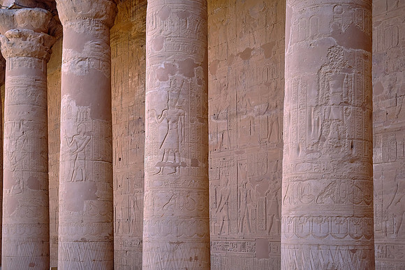 When Theodosius I banned non-Christian worship within the Roman Empire in 391, Christians defaced this pagan temple.
