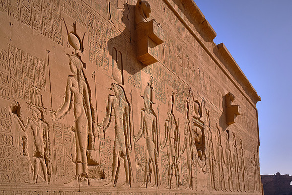 Pharaoh Pepi I (2250 BC) built on this site and evidence exists of a temple in the Eighteenth Dynasty (1500 BC).