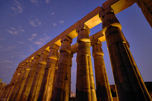 Constructed in the 14th century BC by Amenhotep III, the Luxor Temple was part of the Ancient Egyptian city of Thebes.