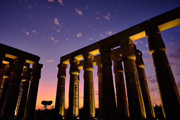 The Romans constructed a military fort around the temple that the Arabs called Al Uqsur, later corrupted to Luxor.