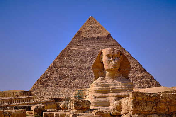 The Great Pyramid was the tallest man-made structure in the world for more than 3,800 years.