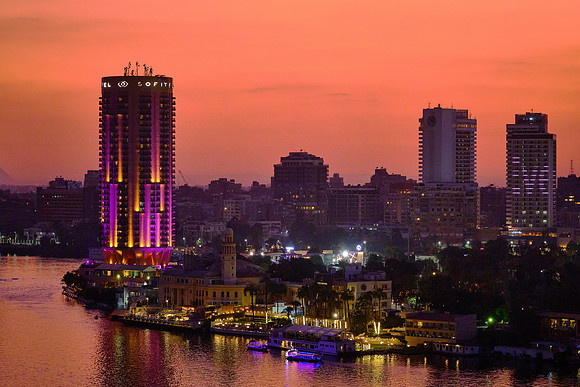 Cairo and the Nile River at sunset. From Cairo we travel to Alexandria on the Mediterranean Sea.