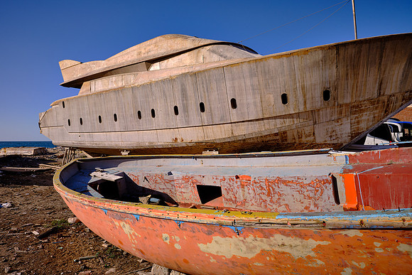 Alexandria boat yard.