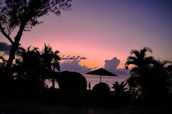 Sunset on the beach, Negril, Jamaica