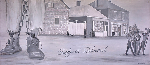 Until 1877, convict labor was used all over Tasmania to build government and commercial buildings and bridges.