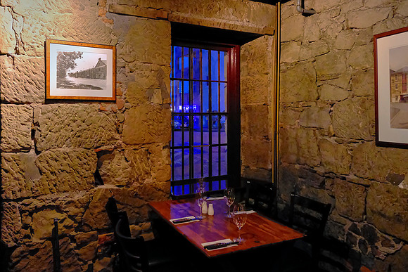 This high-end restaurant in Hobart was built by convict labor in the 19th century.