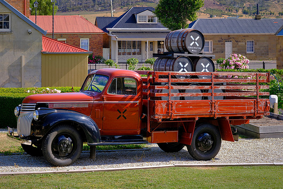 Callington Mill Distillery produces Tasmanian single malt whisky using water, malted barley, and yeast.
