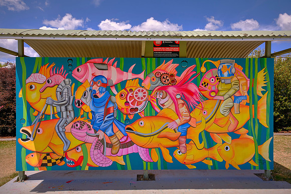 In the early 1980s local residents launched a deliberate plan to revive the town of Sheffield through public art.