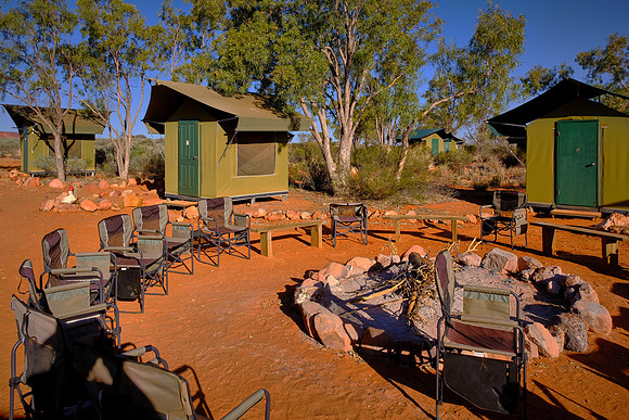 We had individual cabins or the opportunity to sleep under the stars, or both.