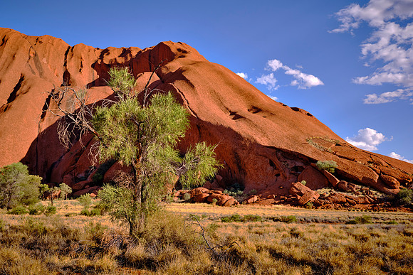 The park holds dual UNESCO World Heritage status for its natural geology and cultural significance.