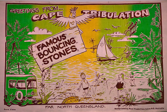 A local Cairns-based souvenir company produced tea towels from the mid-1970s to late 1990s.