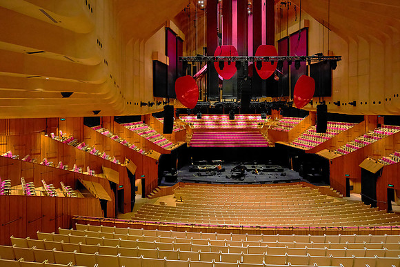 The Concert Hall, the largest space, seats 2,679 people for orchestral and choral events.