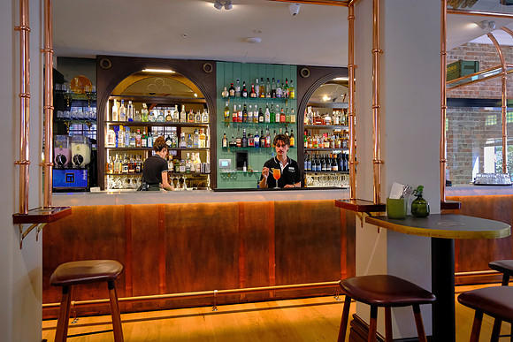The pub was a favored spot for sailors, soldiers, and locals—known as the "first and last stop ashore."