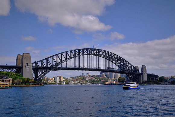 The Sydney Harbor Bridge was constructed in 1924-1932, used 6 million rivets, and required 53,000 tons of steel.