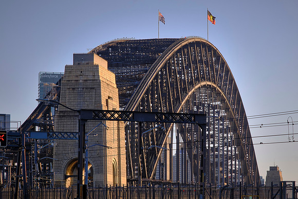 At 1,650 feet main span, it was once the world's widest long-span bridge  with room for eight road lanes.
