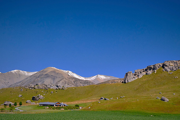 The range hosts over 3,000 glaciers that feed eastward rivers like the Rakaia and Waitaki.