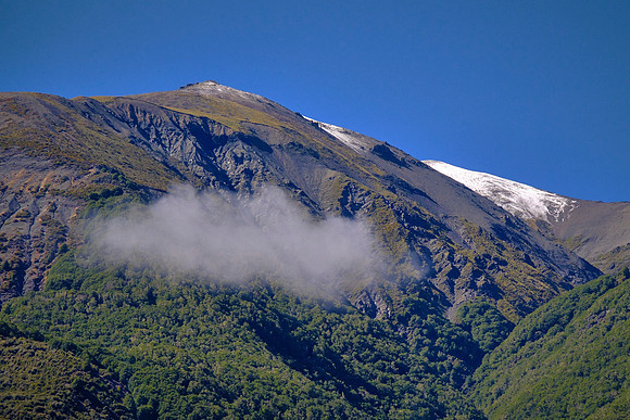 We drove back across the Alps from Hokitika to Christchurch in order to fly to Queenstown.