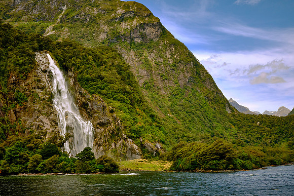There are hundreds of ephemeral waterfalls in Milford Sound.