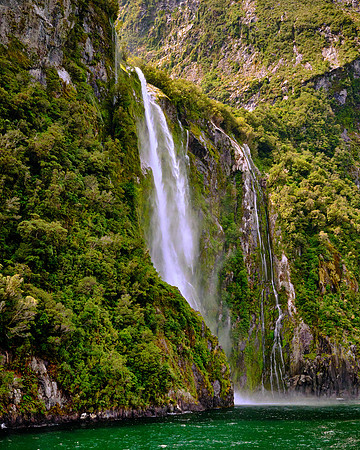 Steep cliffs and 300 inches of precipitation annually makes for a lot of waterfalls.