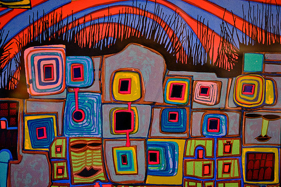 Born in Vienna in 1928, Hundertwasser became one of Austria’s best‑known 20th‑century artists.