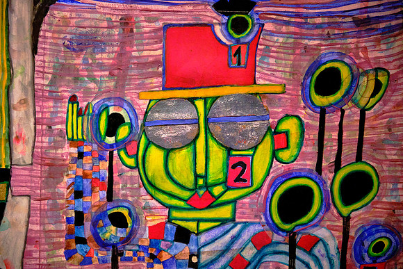 Hundertwasser had a very strong, almost moral stance against straight lines.