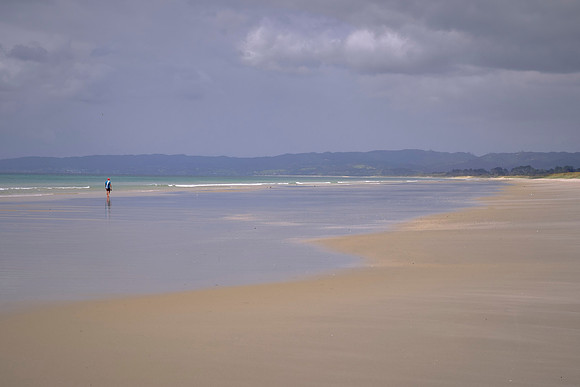 New Zealand has over 440 beaches of all sizes along its 10,000 mile coast line.