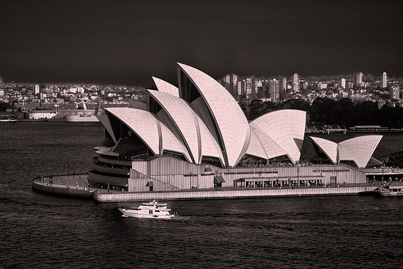 Sydney Opera House in Sydney Harbor, Australia