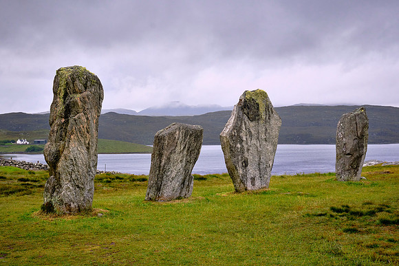 These stones were erected in the late Neolithic era, and were a focus for ritual activity during the Bronze Age.