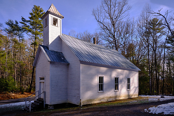 The split in the Cades Cove Baptist Church was how this Missionary Baptist Church in Cades Cove was born.