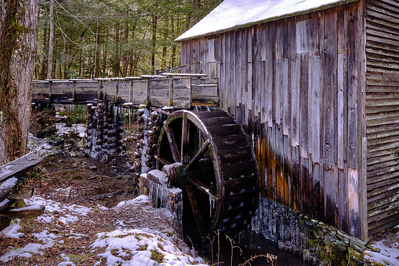 This mill provided homesteads with a place to turn corn and wheat into meal and flour for making bread.