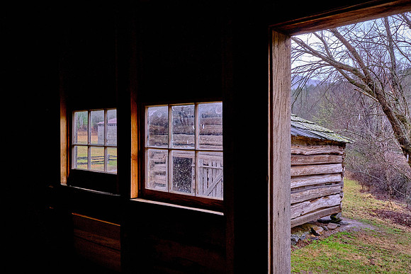 A unique feature of the cabin was its brick chimney - not a common feature in Cades Cove at the time.