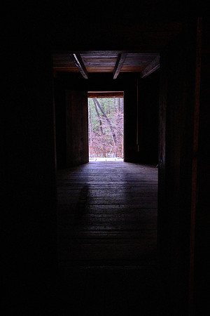 Colonel Hamp Tipton built the large cabin in the early 1870s.