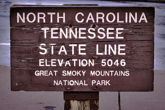 Newfound Gap Overlook, highway 441.