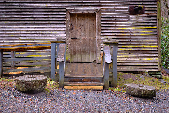 For over 50 years the mill stones ground corn into meal and wheat into flour and were powered by a small steel turbine.