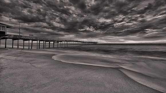 2020 September, sunrise, Avon Pier, North Carolina