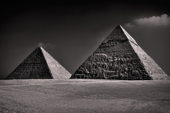 2022 November, Great Pyramid of Giza and Pyramid of Khafre, Egypt