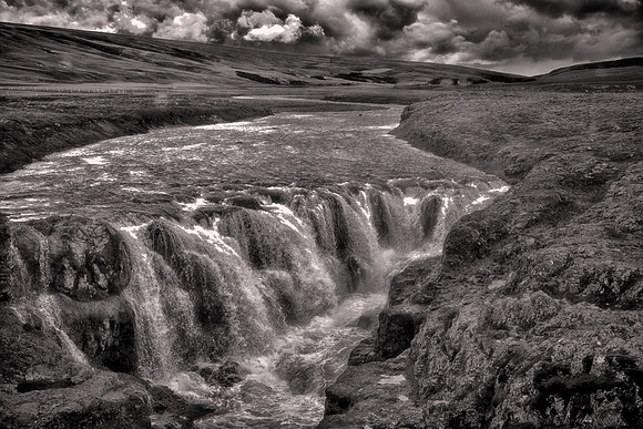 2023 July, Kolugljufur Gorge and Waterfall, Iceland