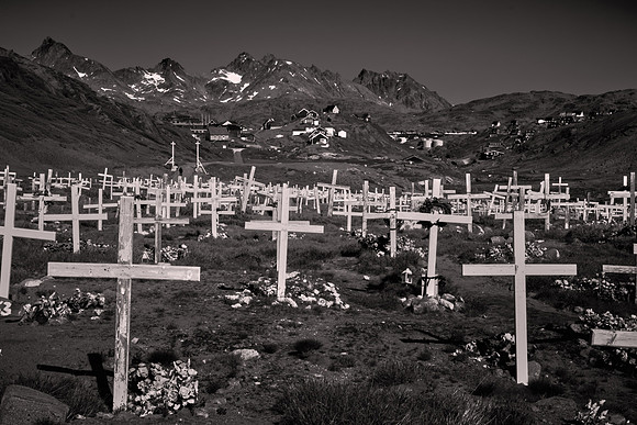 2023 July, village cemetery, Tasiilaq, East Greenland