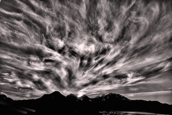 2023 July, sunset, Tasiilaq, Angmagssalik Island, East Greenland
