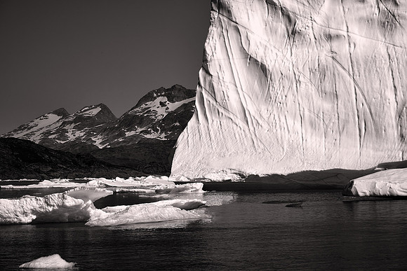 2023 July, icebergs in Angmagssalik Fjord, East Greenland