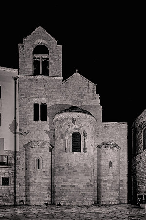 2023 October, 12th century Ognissanti church built by the Knights Templar, Trani, Italy