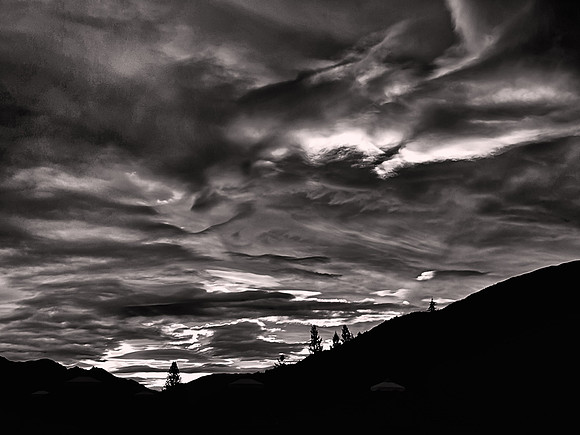 2026 February, sunset over Queenstown, New Zealand