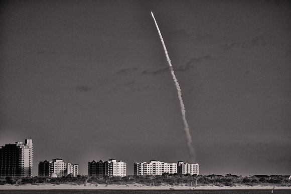 2026 April 1 - 6:36 PM, "We have liftoff!," Artemis II, Ponce Inlet, Volusia County, Florida