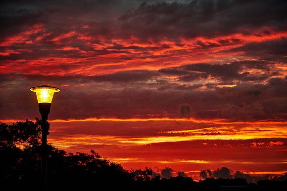 Sunset over Iguazu, Argentina