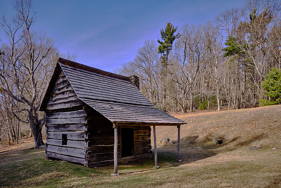 Historic Cabin, Blue Ridge Parkway, NC