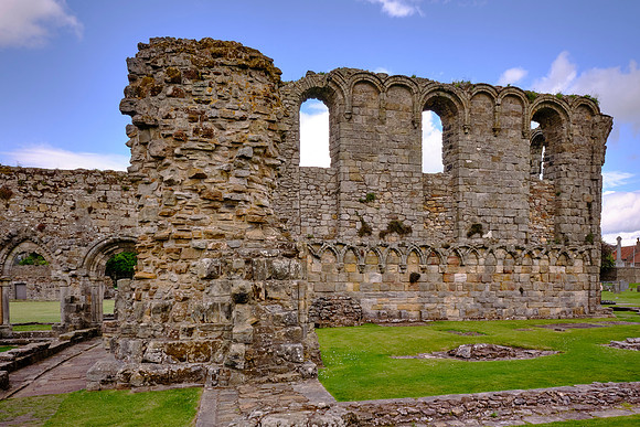 In 1318 it was consecrated by King Robert the Bruce who rode up the aisle on his horse.