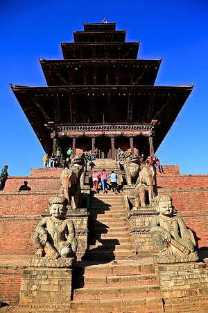 Bhaktapur town square (UNESCO World Heritage Site)
