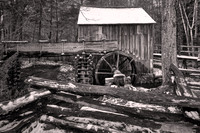 2023 Feb - Smoky Mountains in Winter in B&W