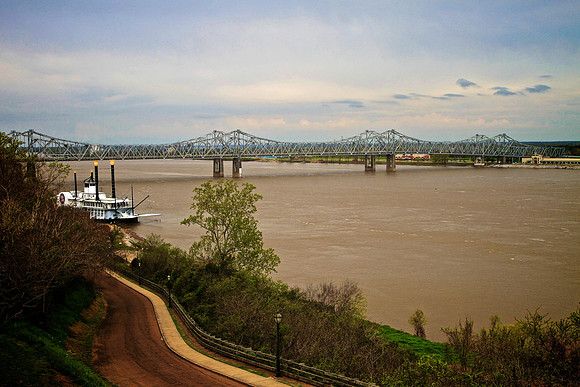 Natchez and Mississippi River